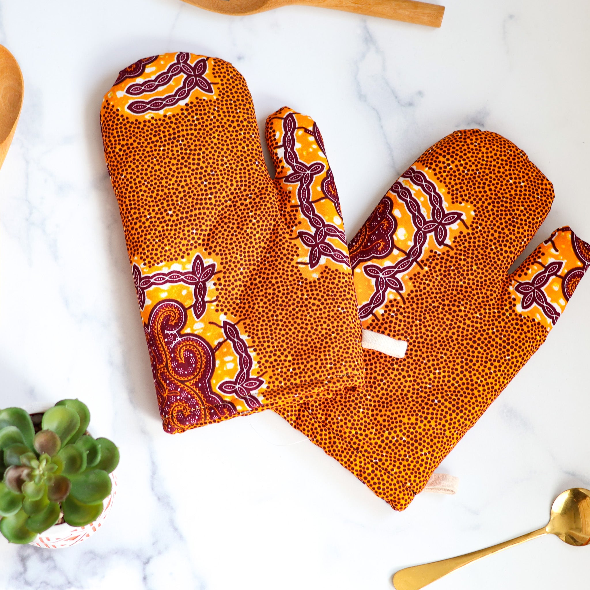 N/E RXYY Vintage Engeland Britse Vlag Oven Mitts Gewatteerde Katoen Voering Potholders BBQ Handschoenen-Oven Mitts en Pot Houders Hittebestendige Keuken Handschoenen Safe Mats voor Bakken Koken