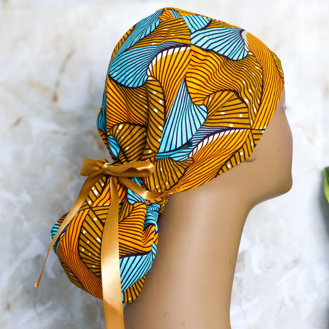 Fall Waves Scrub Cap