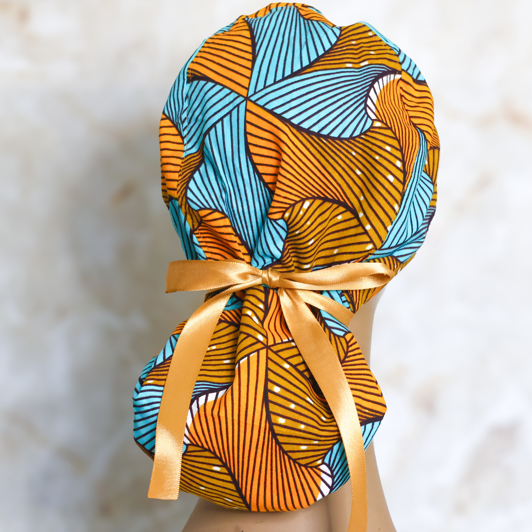 Fall Waves Scrub Cap
