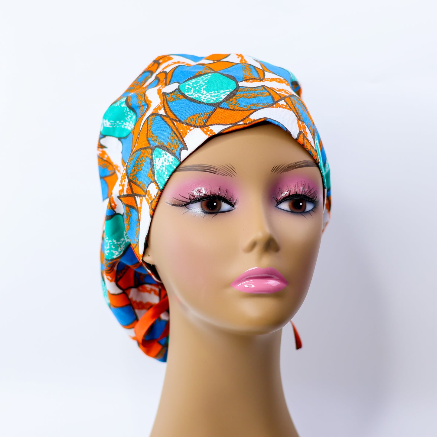 Orange Kaleidoscope Eurostyle Cap