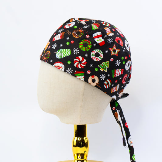 Christmas Treats Regular Scrub Cap - NDINI ACCESSORIES