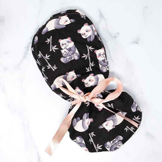 Mama Baby Panda Scrub Cap - NDINI ACCESSORIES
