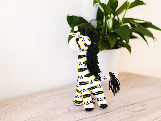 Giraffe Soft Toy - Small White - NDINI ACCESSORIES