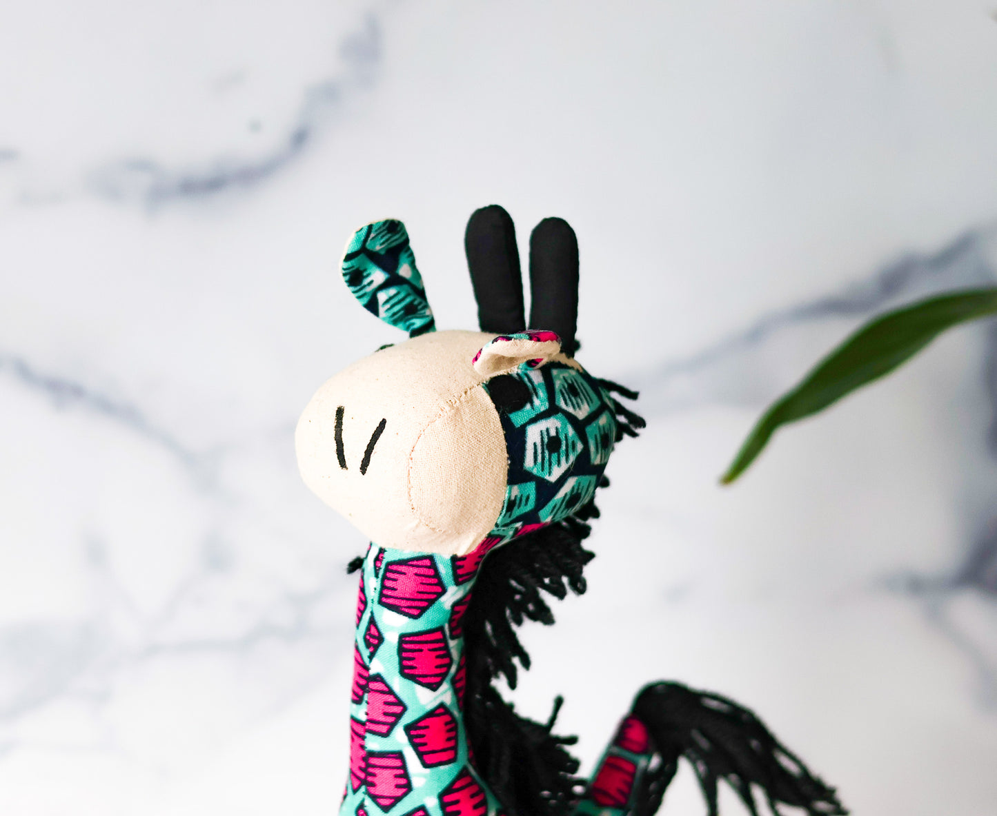 Giraffe Soft Toy - Big Pink - NDINI ACCESSORIES