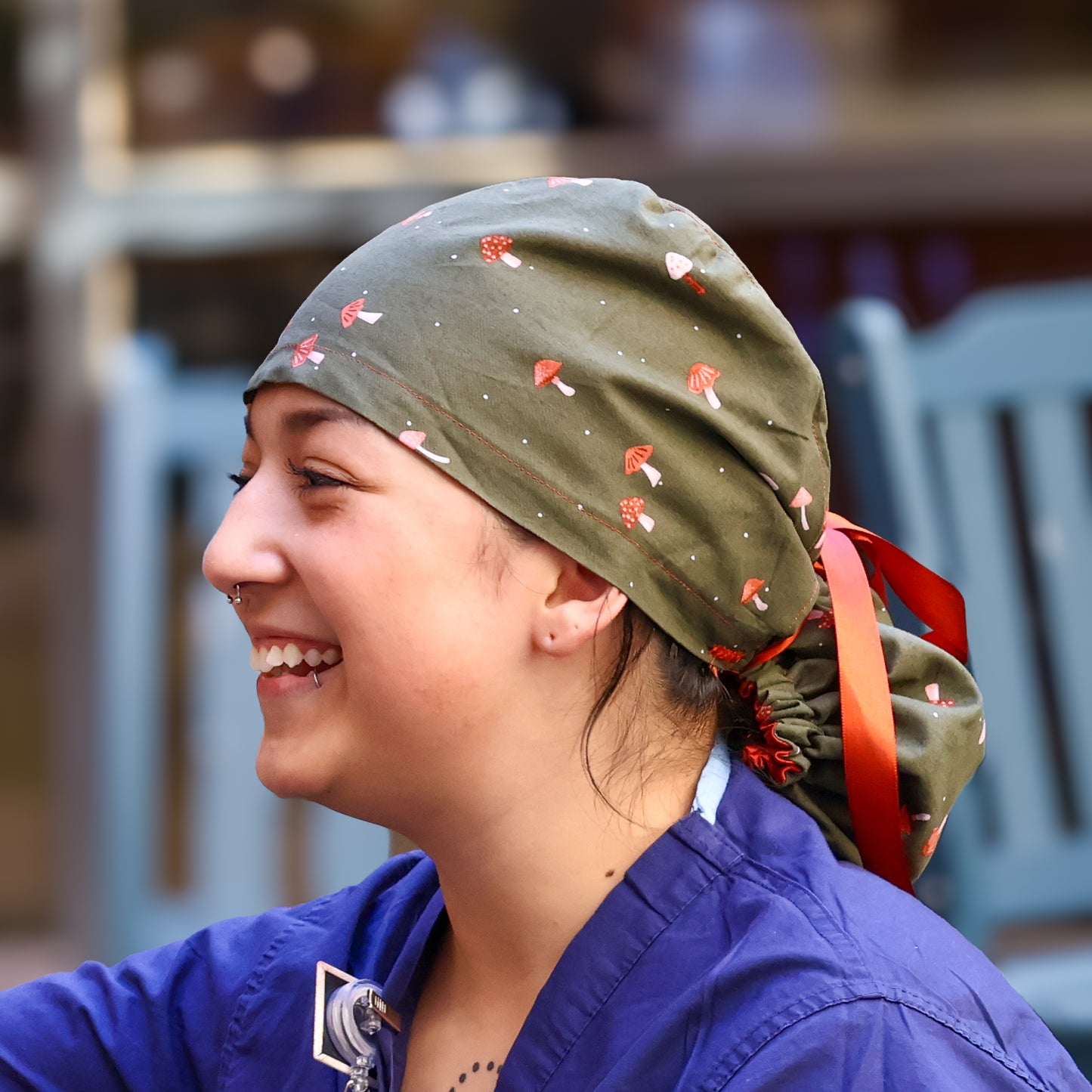Champignon Ponytail Scrub cap