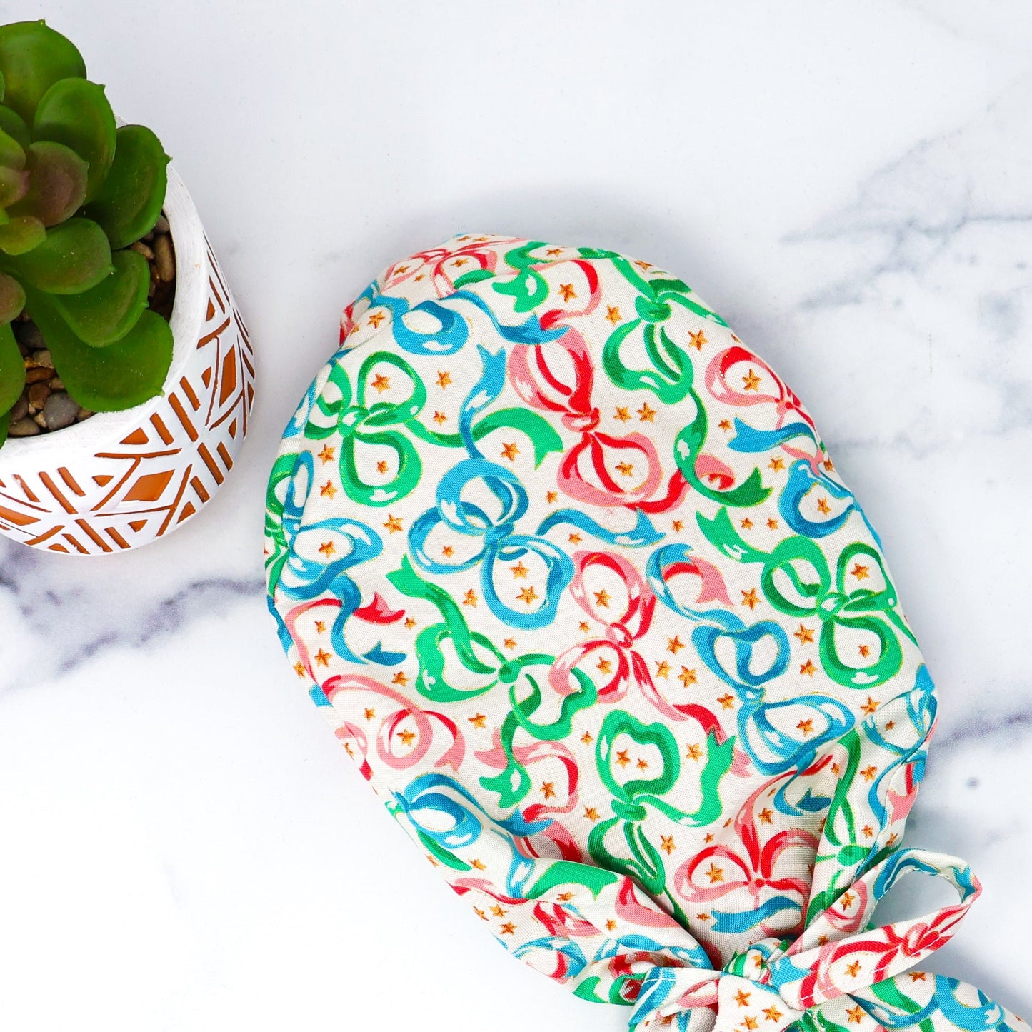 Ribbon Sparkle Scrub Cap