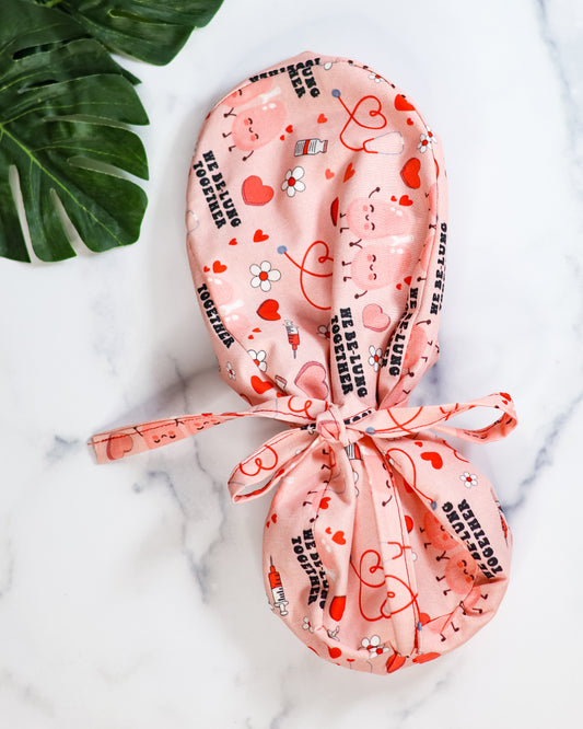 We Belung Ponytail Scrub Cap - NDINI ACCESSORIES