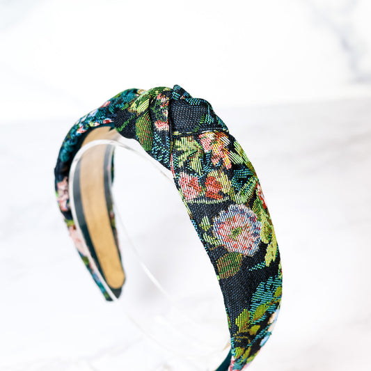 Green Tapestry Headband
