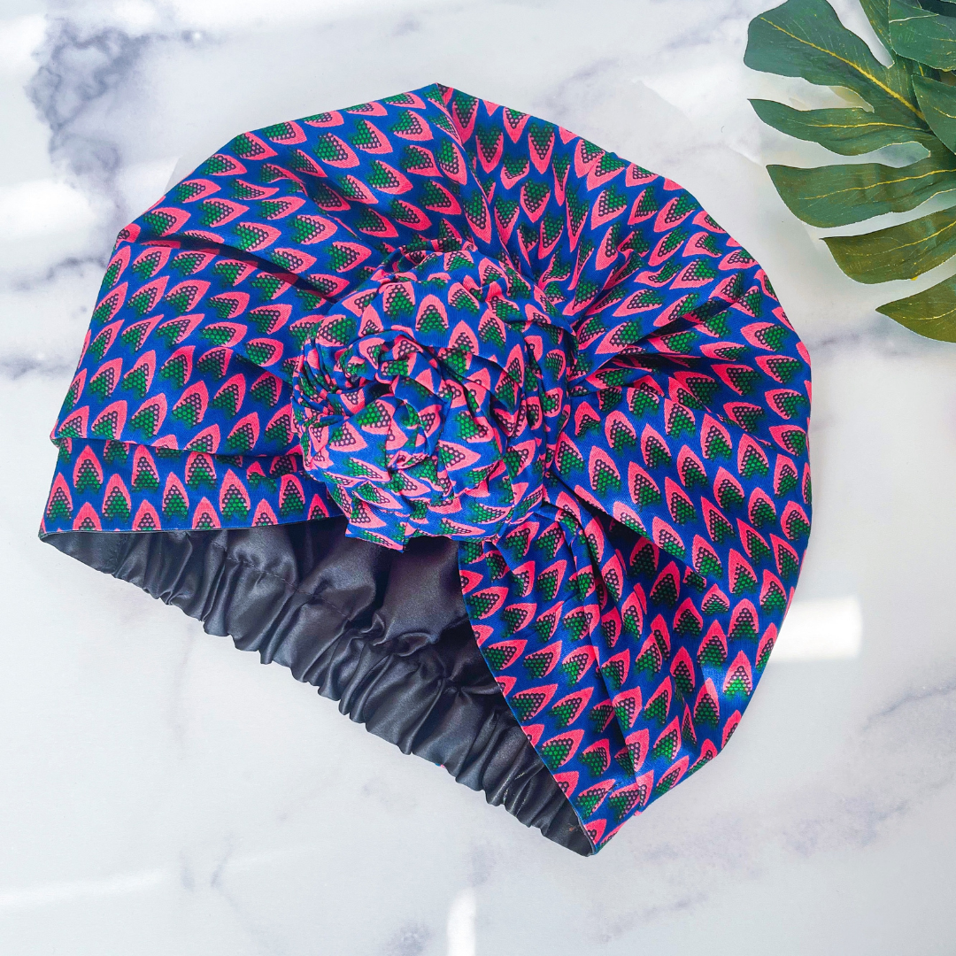 Scales Pink Pretied Headwrap - NDINI ACCESSORIES