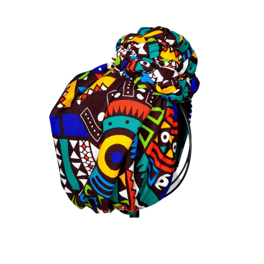 Safari Pretied Headwrap - Green - NDINI ACCESSORIES