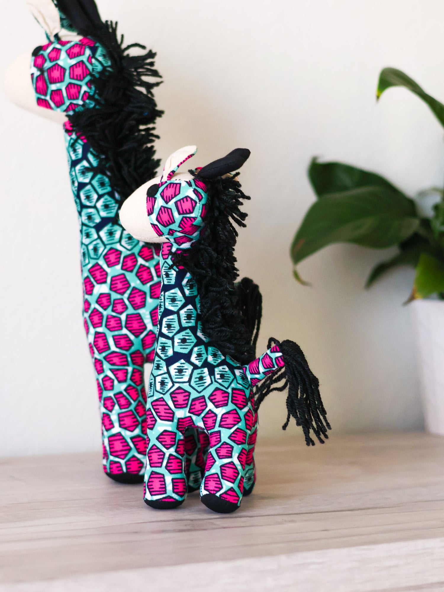 AFRICAN PRINT SOFT TOYS