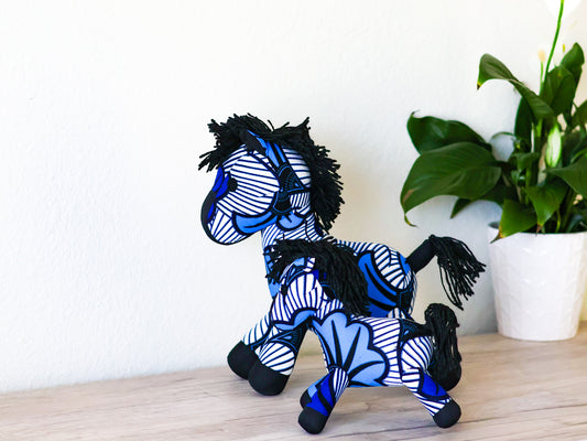 Zebra Soft Toys - Big Blue - NDINI ACCESSORIES