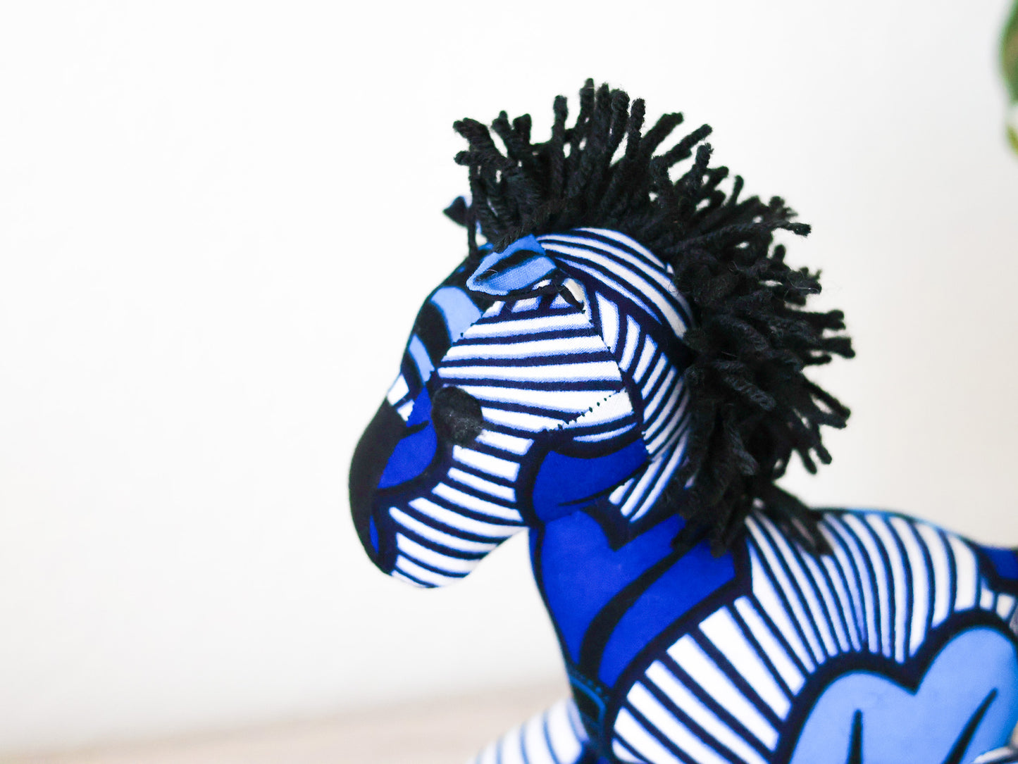 Zebra Soft Toys - Small Blue - NDINI ACCESSORIES