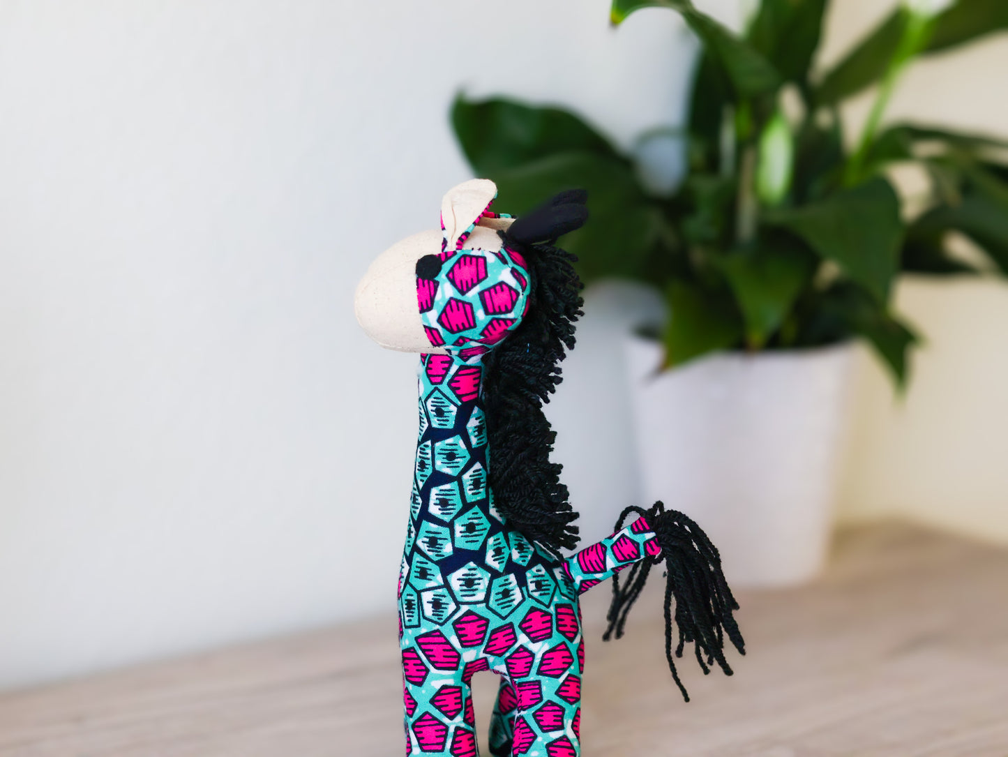 Giraffe Soft Toy - Small Pink - NDINI ACCESSORIES