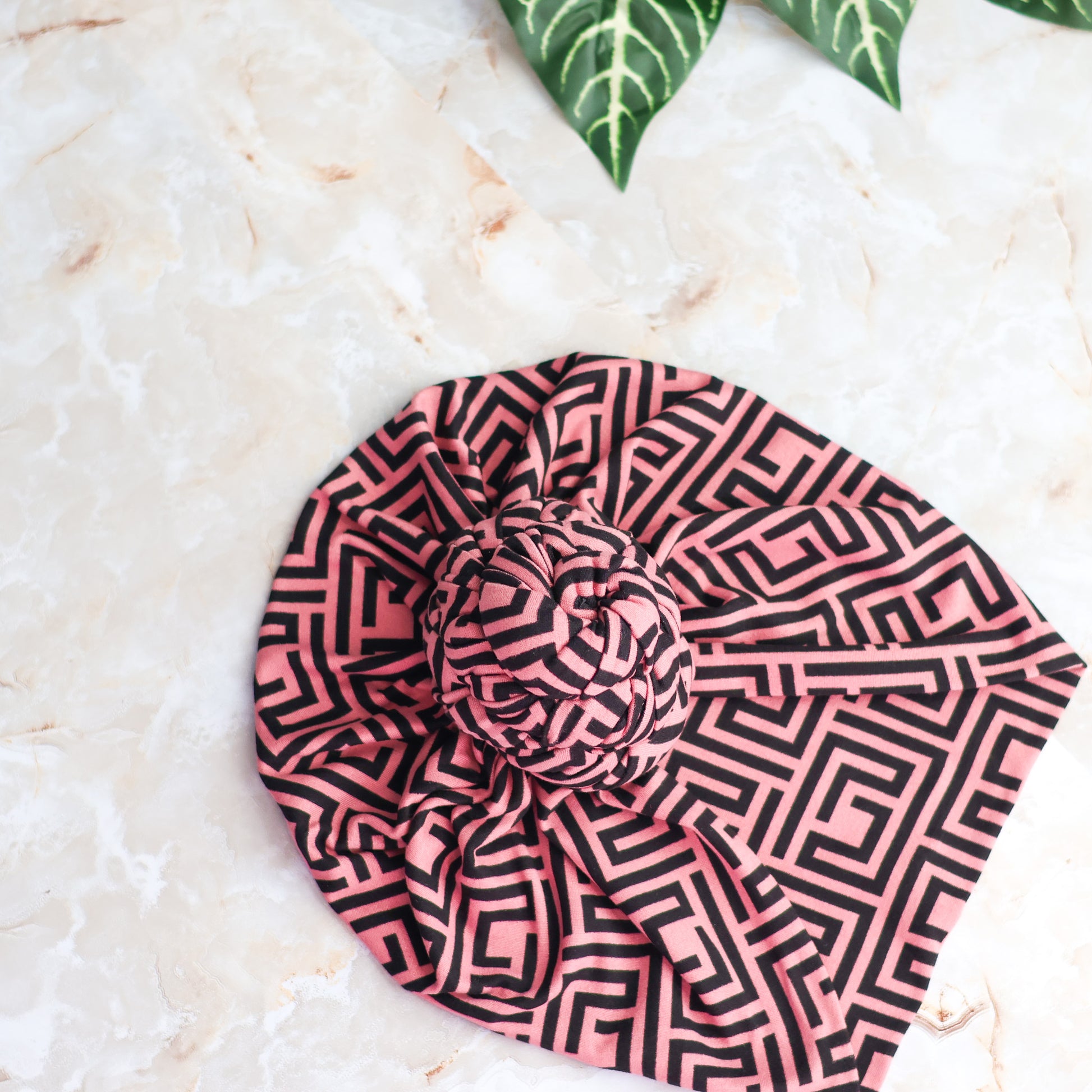 Geometric Shape Pretied Headwrap - NDINI ACCESSORIES