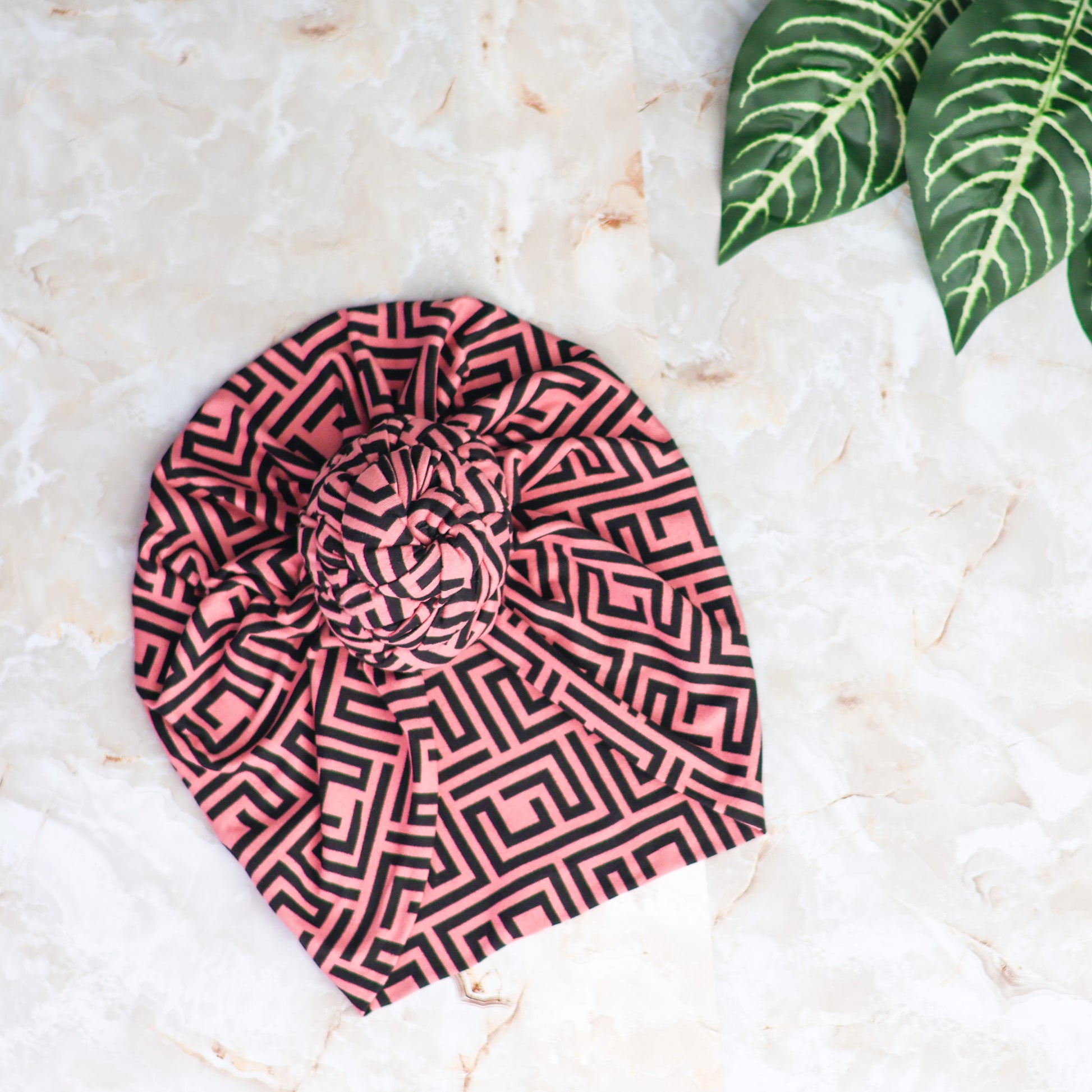 Geometric Shape Pretied Headwrap - NDINI ACCESSORIES