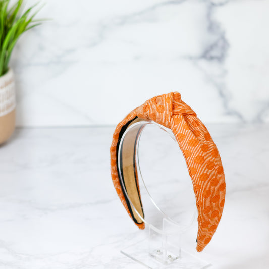 Orange Circles Headband