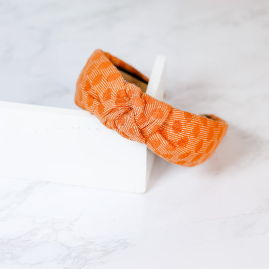 Orange Circles Headband
