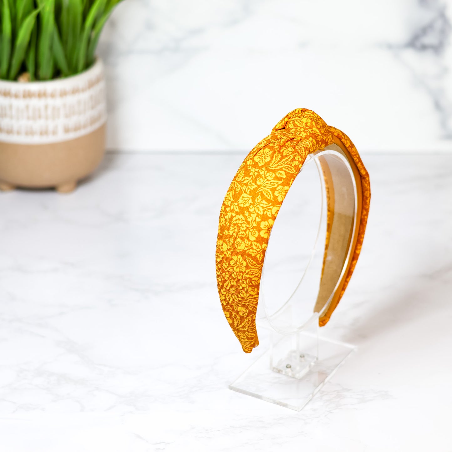 Yellow Fall Leaves Headband