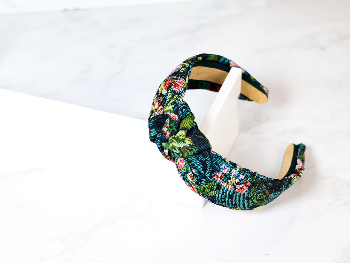 Green Tapestry Headband