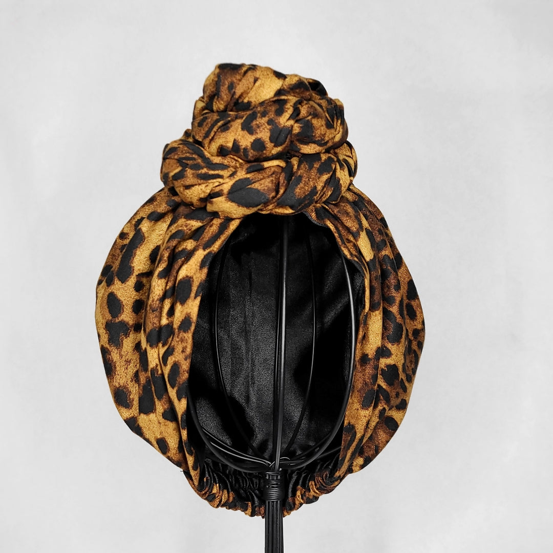 Leopard Pretied Headwrap - NDINI ACCESSORIES